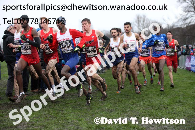 Senior mens Great Edinburgh Cross Country. Photo: David T. Hewitson/Sports for All Pics